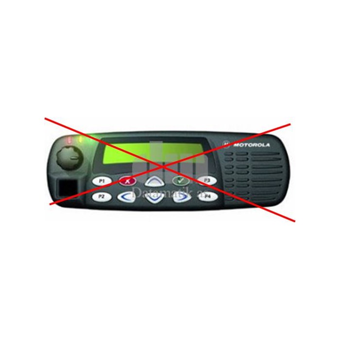 GM360 VHF 136-174Mhz, 5 tone, 255 kanalen, 1-25W, display