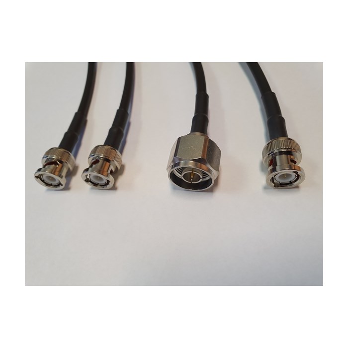 Antenna Cable kit for Repeaters with BNC and N-connector to Duplexer with BNC-connector, 50cm