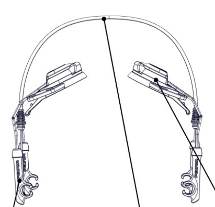 M™ PELTOR™ Spare Part L234BX-01/SP ATTACHMENT CABLE ASSY, 2-CORES  CH-3