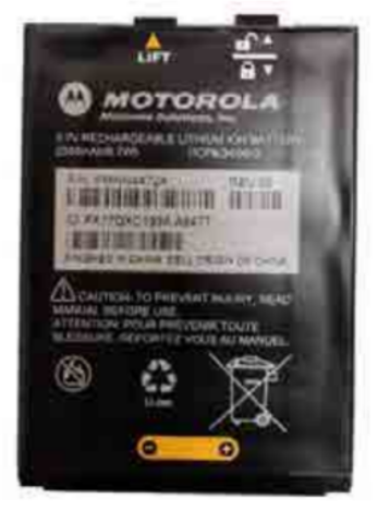 3.7V 4680 mAh Li-Ion Battery Pack - No longer available from Motorola